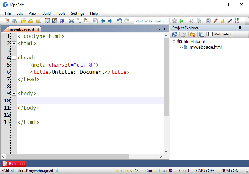 HTML File Creation Step5 html file creation step5