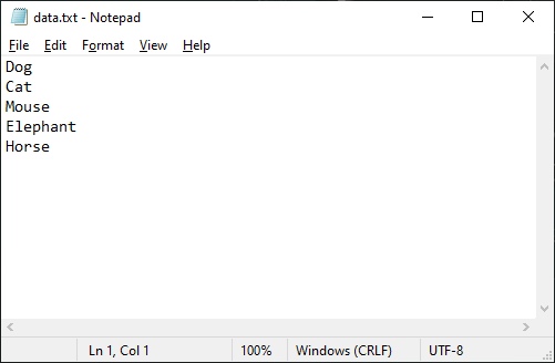 python write method example