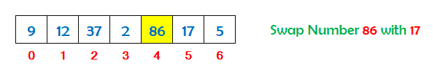 c bubble sort step 5